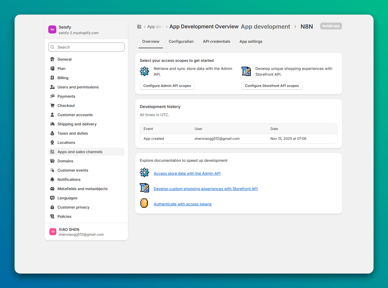 SHOPIFY N8N TUTORIAL