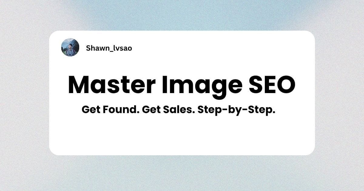 Shopify Image SEO: The Complete Guide to Getting Your Products Rank logo Image