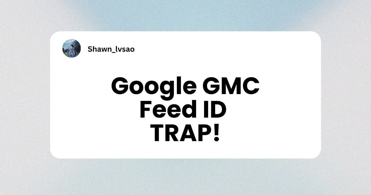 The Shopify Merchant's Guide to the Google Feed ID: The One Mistake You Can't Afford to Make logo Image